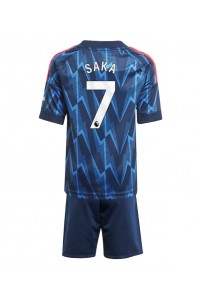 Fotbalové Dres Arsenal Bukayo Saka #7 Dětské Venkovní Oblečení 2025-26 Krátký Rukáv (+ trenýrky)